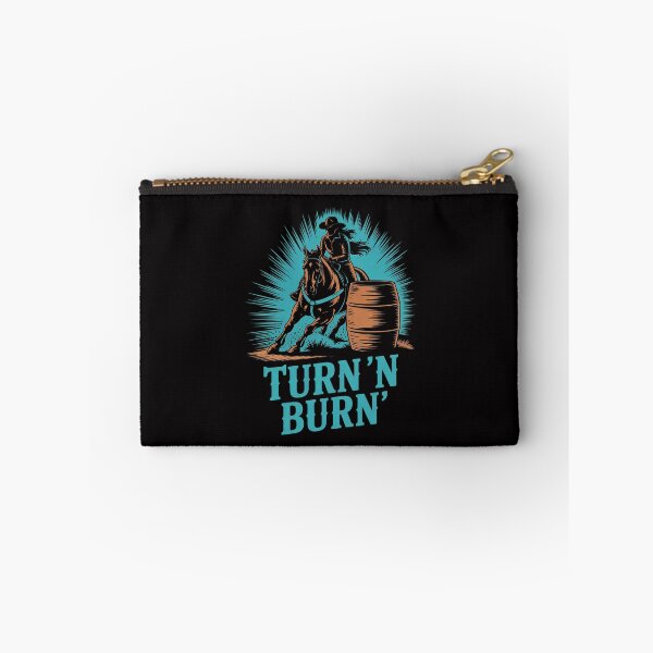 Artikelvorschau, Barrel Racer Turn and Burn Barrel Racing Rodeo Cowgirl entworfen und verkauft von Silicula.