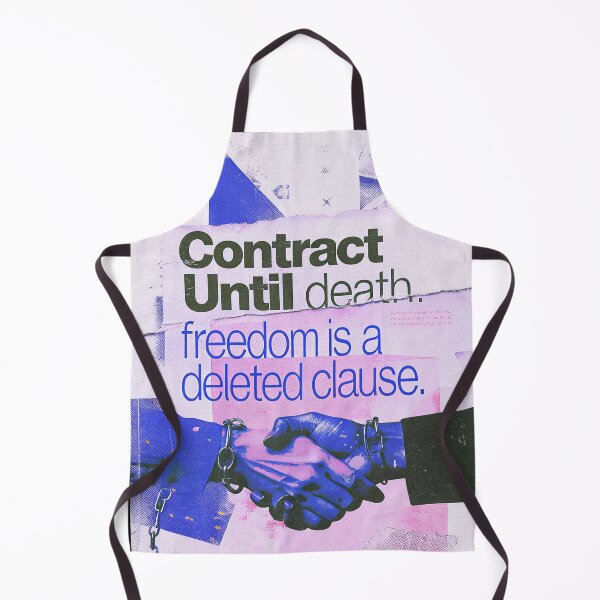 Item preview, Contract Until Death: Freedom is a Deleted Clause designed and sold by Raw-Ink.