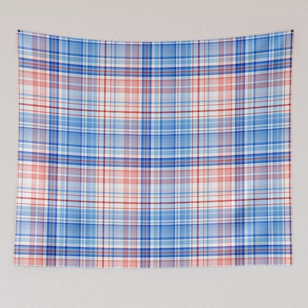 Item preview, Red White Blue Plaid Seamless Repeat designed and sold by Sharon Schwalbe.