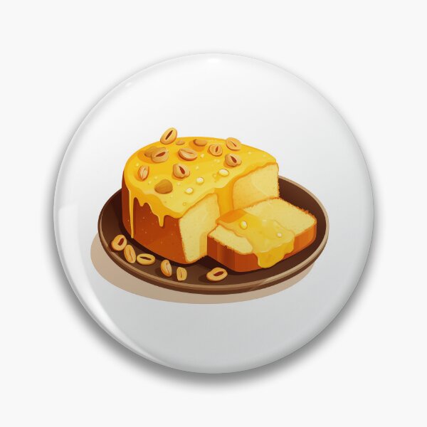 Item preview, Peanut Glazed Cake Slice designed and sold by New-School-Wave.