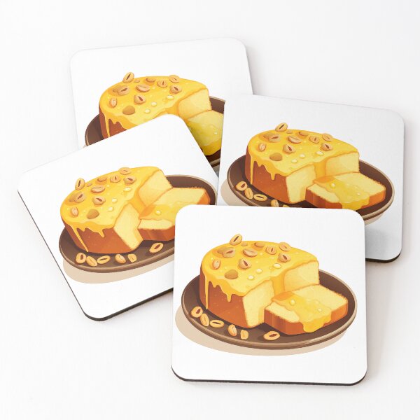 Item preview, Peanut Glazed Cake Slice designed and sold by New-School-Wave.