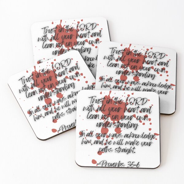 Item preview, Proverbs 3:5–6 Scripture Art – Trust in the Lord Christian T-Shirt designed and sold by DigitalNyx.