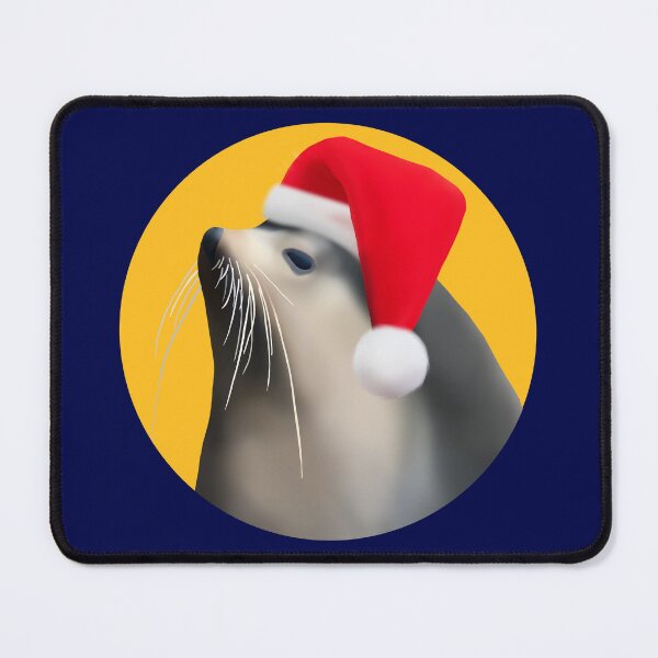 Item preview, Male sub-Antarctic Fur Seal Santa on Dot designed and sold by GivernyKate.