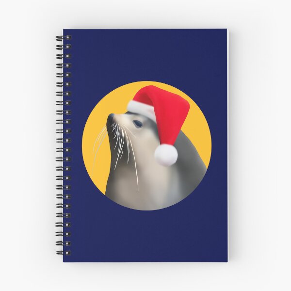 Item preview, Male sub-Antarctic Fur Seal Santa on Dot designed and sold by GivernyKate.
