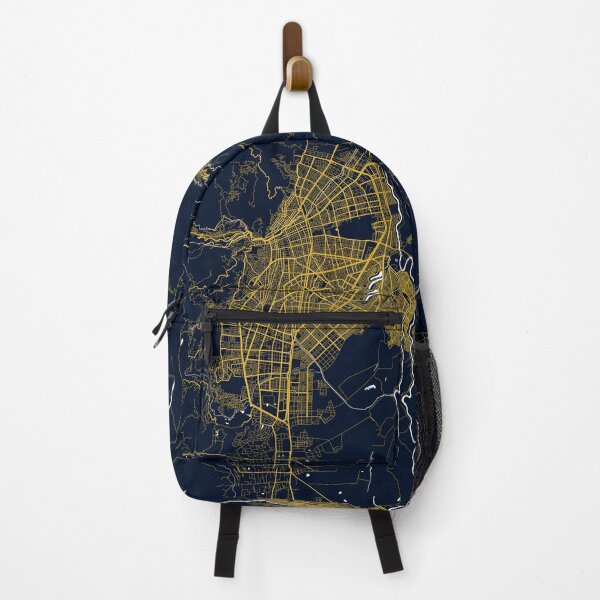 Item preview, Santiago de Cali City Map of Colombia - Gold Art Deco designed and sold by deMAP.