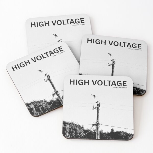 Item preview, HIGH VOLTAGE - LARGE TEXT designed and sold by ATOMIC POLAR BEAR.