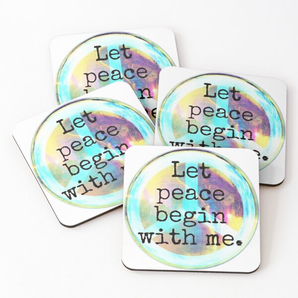 Item preview, Let Peace Begin With Me designed and sold by froggybsb03.