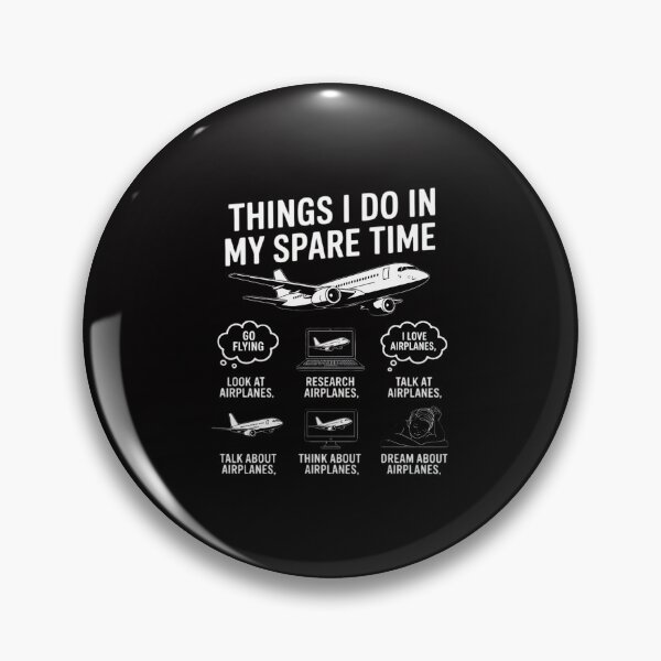 Item preview, Airplanes Lover Things I Do In My Spare Time Airplane designed and sold by GalaFunny.