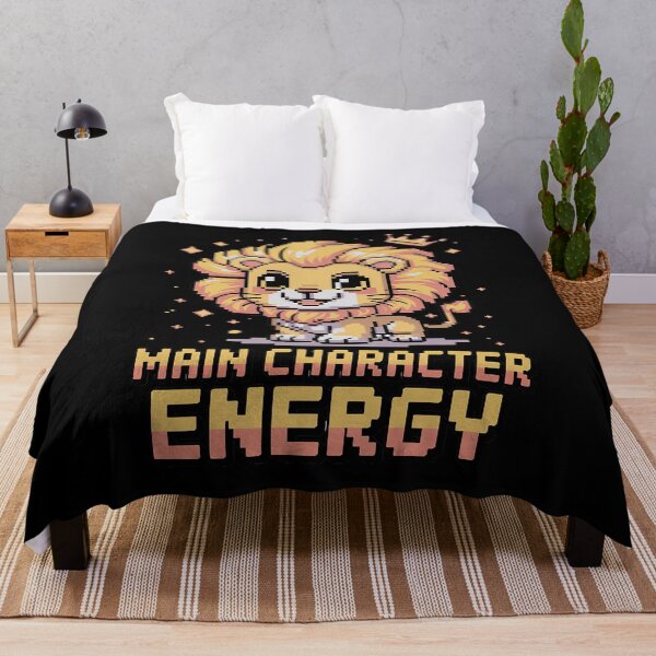 Item preview, Main Character Energy | Retro Leo Zodiac RPG Protagonist Boss Design | Gamer Hero  designed and sold by pixelpopplanet.
