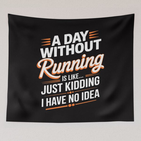 Item preview, A Day Without Running Athlete Runner Training Marathoner designed and sold by GalaFunny.