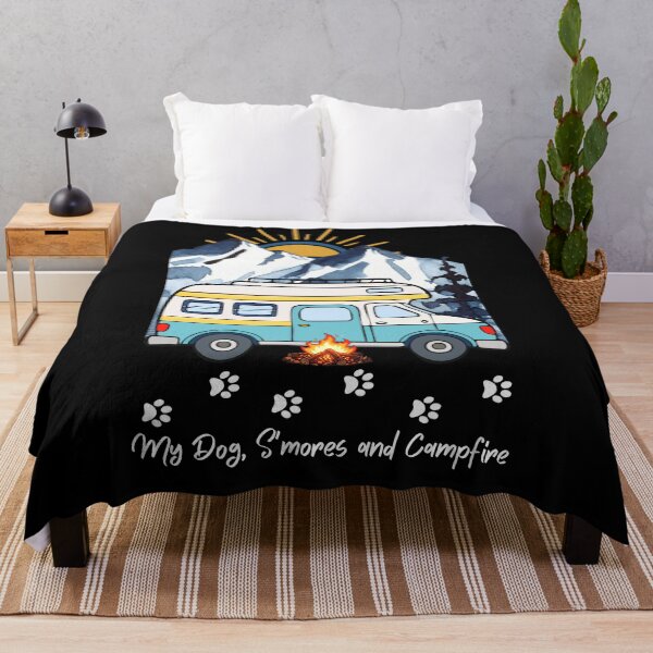 Item preview, My Dog, S'mores and Campfire. Dog and Camping, RV design designed and sold by SofikoDesigns.