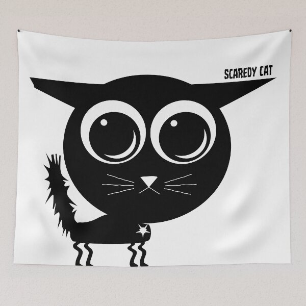 Item preview, Scaredy Cat designed and sold by KaijuCats.