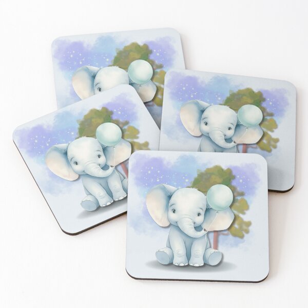 Item preview, Blue Baby Elephant designed and sold by dkid creations.