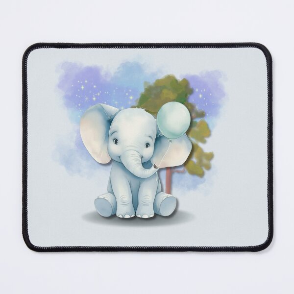 Item preview, Blue Baby Elephant designed and sold by dkid creations.