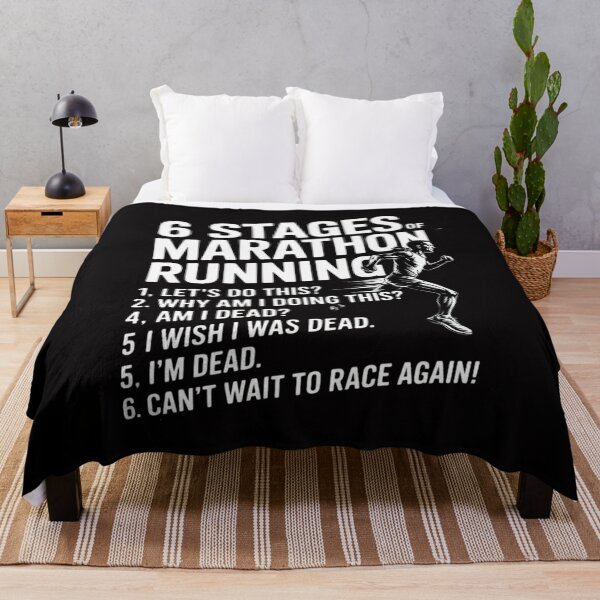 Item preview, 6 Stages of Marathon Running Gift for Runner designed and sold by GalaFunny.