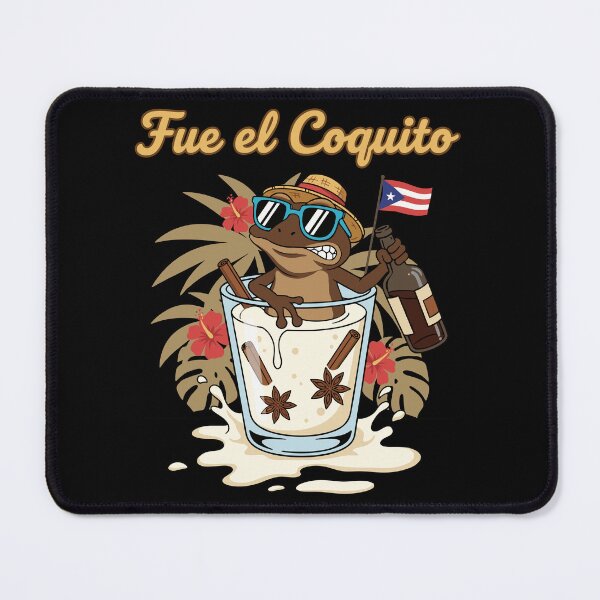 Item preview, Fue el Coquito Funny Puerto Rican Coquí Holiday Christmas Drink Humor designed and sold by No Limits T-Shirts.