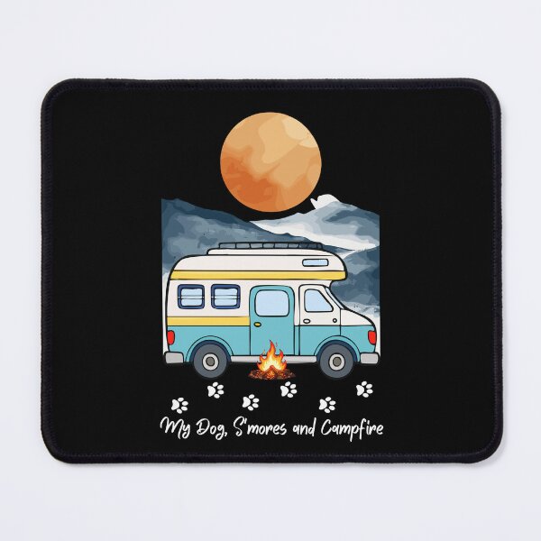 Item preview, My Dog, S'mores and Campfire. Dog and Camping, RV design designed and sold by SofikoDesigns.