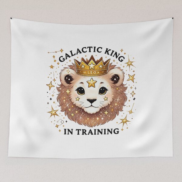 Item preview, Galactic King in Training | Leo Zodiac Fantasy RPG Crown Cosmic Boss Design | Celestial Gamer  designed and sold by pixelpopplanet.