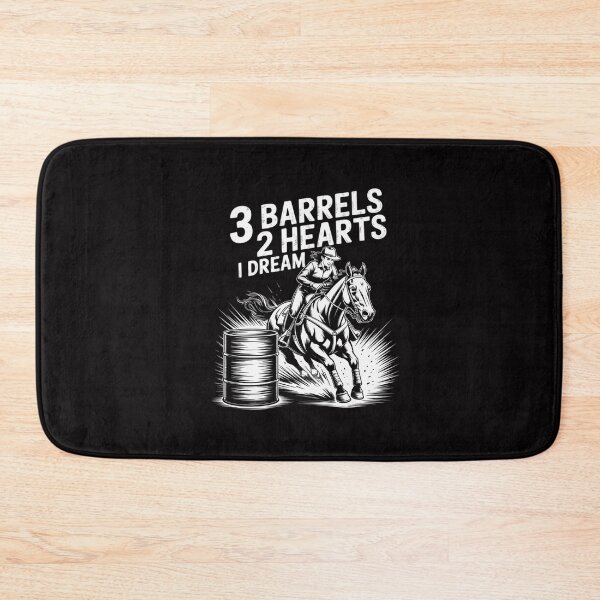 Item preview, 3 Barrels, 2 Hearts, 1 Dream Horse Barrel Racing designed and sold by GalaFunny.