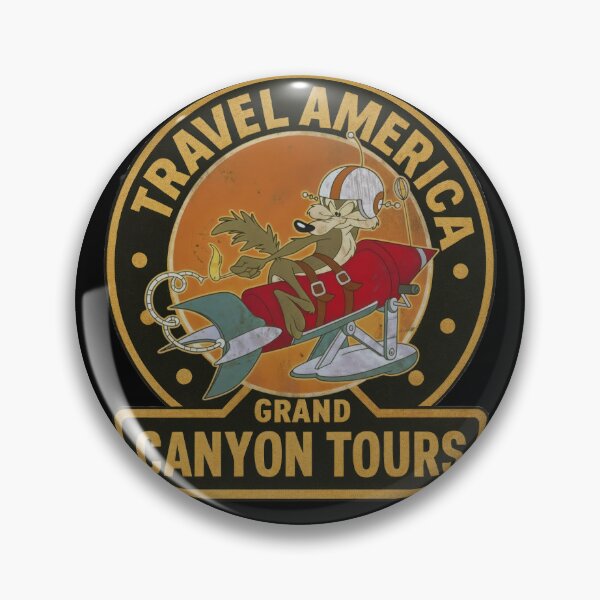 Item preview, TRAVEL AMERICA GRAND CANYON TOURS - COYOTE ROCKETSHIP designed and sold by INNERHARMONY2.