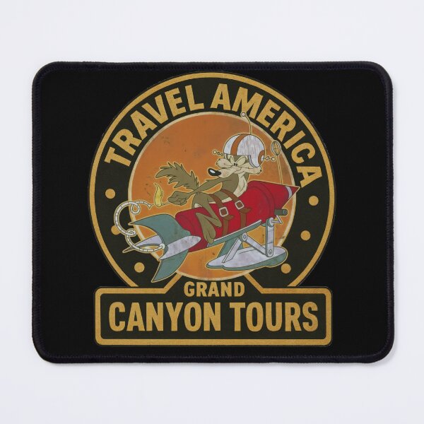 Item preview, TRAVEL AMERICA GRAND CANYON TOURS - COYOTE ROCKETSHIP designed and sold by INNERHARMONY2.