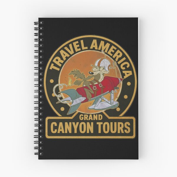 Item preview, TRAVEL AMERICA GRAND CANYON TOURS - COYOTE ROCKETSHIP designed and sold by INNERHARMONY2.