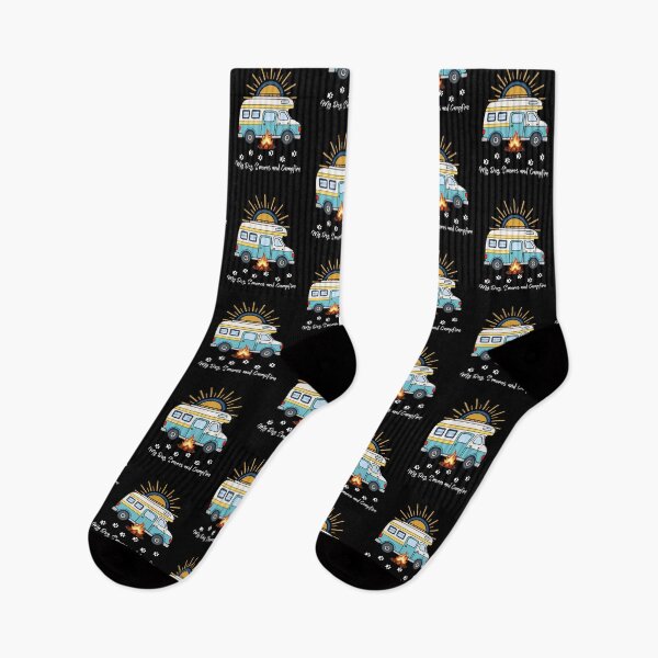 Item preview, My Dog, S'mores and Campfire. Dog and Camping, RV design designed and sold by SofikoDesigns.