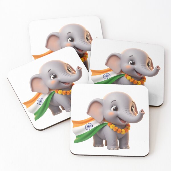 Item preview, Cute Indian Elephant designed and sold by GlobePals.
