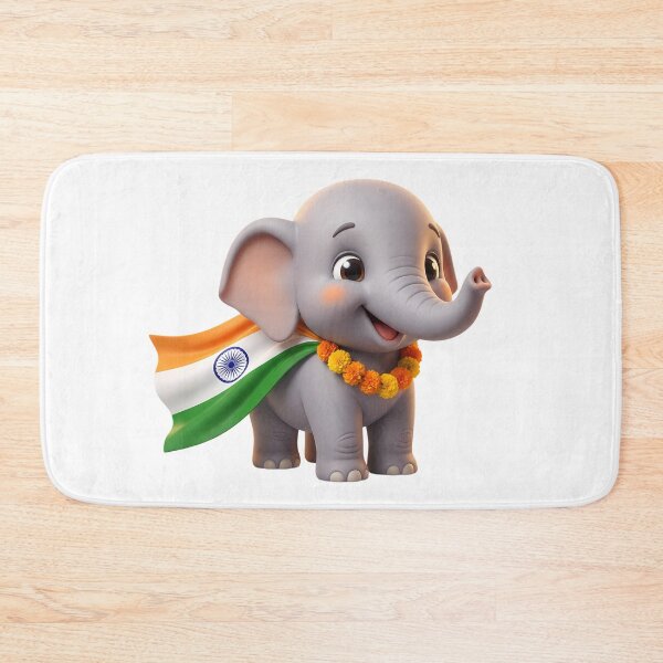 Item preview, Cute Indian Elephant designed and sold by GlobePals.