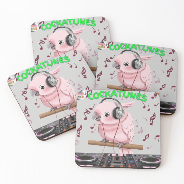 Item preview, THIS COCKATOO IS READY TO PARTY! designed and sold by DooDopper Designs.