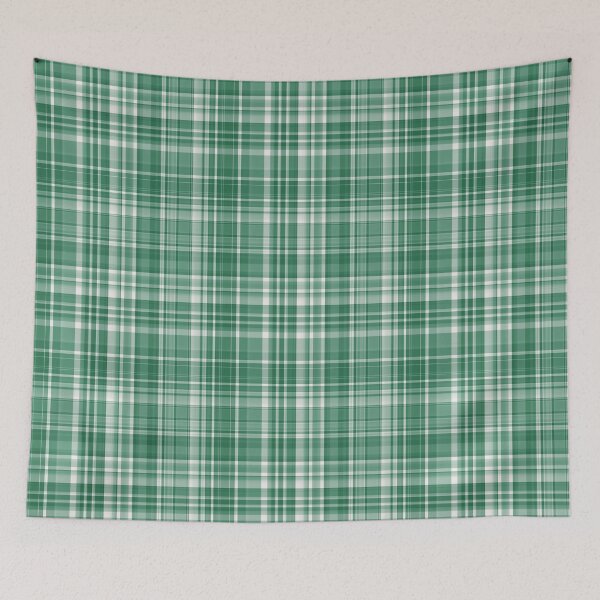 Item preview, Green Daisy Plaid Seamless Repeat designed and sold by Sharon Schwalbe.