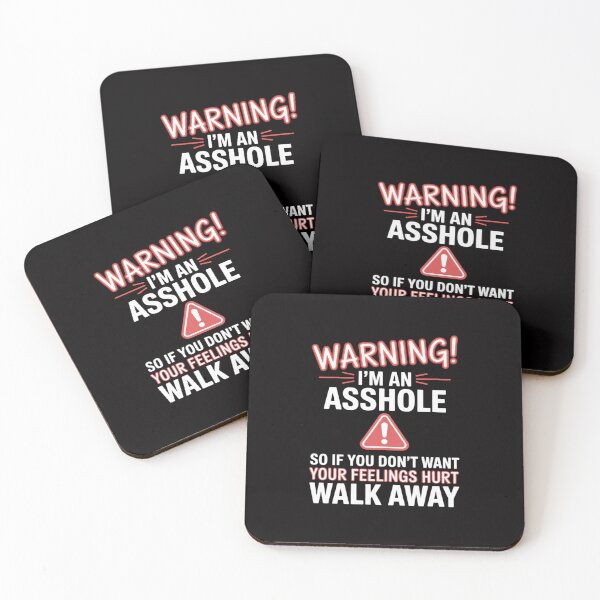 Item preview, Warning I'm Asshole So If You Dont Want Your Feelings designed and sold by GalaFunny.