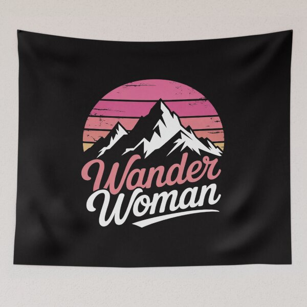 Item preview, Wander Woman Mountain Camping Hiking Girls Outdoor Forest designed and sold by GalaFunny.
