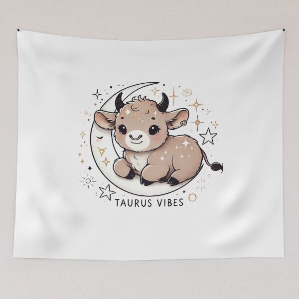 Item preview, Taurus Vibes | Cute Zodiac Earth Element RPG Tank Class Gamer Gift | Celestial Fantasy  designed and sold by pixelpopplanet.