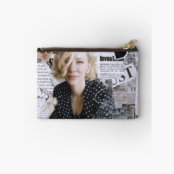 Item preview, Cate Blanchett Collage Newspaper Style Vintage Aesthetic Artwork designed and sold by cautrapinacka.