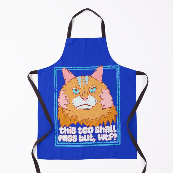 Item preview, this too shall pass but wtf - unimpressed ginger cat designed and sold by crestfallenmermaid.