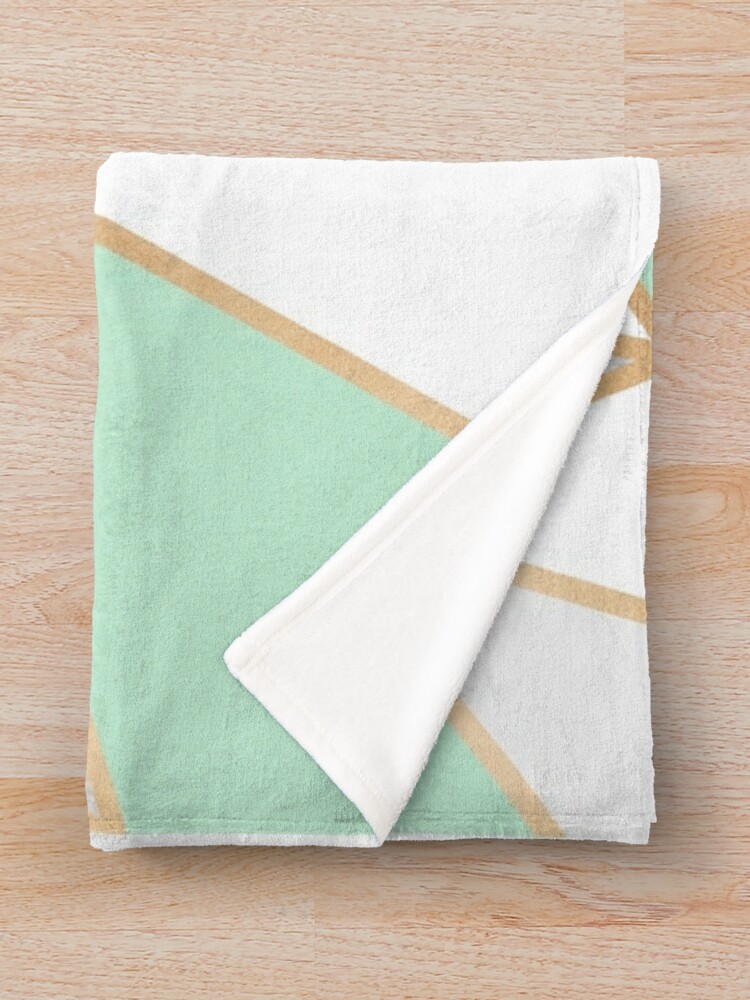 Mint green throw online blanket