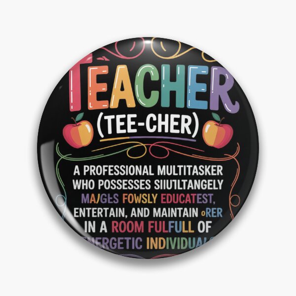 Item preview, Teacher Definition - Teaching School Teacher  designed and sold by lilLilaBatArt.