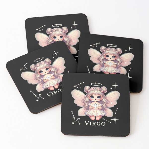 Item preview, Virgo Maiden T-Shirt | Cute Zodiac Fairy Healer RPG Support Gamer Design | Celestial Fantasy Character designed and sold by pixelpopplanet.