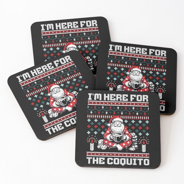 Item preview, I Am Here For The Coquito Ugly Christmas Sweater Style PR designed and sold by No Limits T-Shirts.