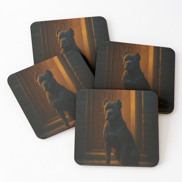Item preview, Cane Corso in the Doorway designed and sold by VandVArt.