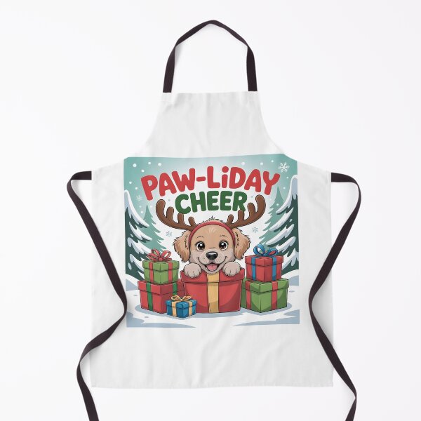 Item preview, Christmas Dalmatian Puppy Cartoon – Cute Festive Dog in Presents | Pawliday Cheer designed and sold by Style-Sense.