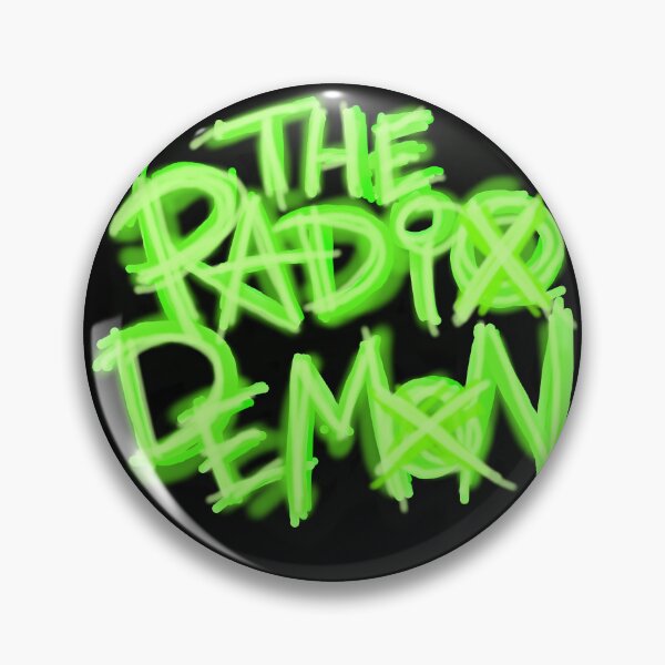 Item preview, The Radio Demon Green Graffiti designed and sold by EvergreenRevolt.