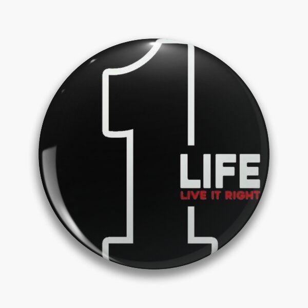 Item preview, One Life – Live It Right Minimal Typography designed and sold by Hadinko.