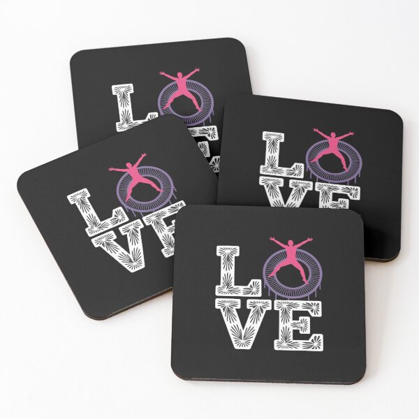 Item preview, Trampolining Jumping Love Trampolinist Gymnastic Trampoline designed and sold by RustsyMin.