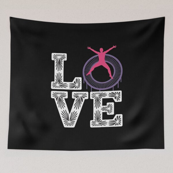 Item preview, Trampolining Jumping Love Trampolinist Gymnastic Trampoline designed and sold by RustsyMin.