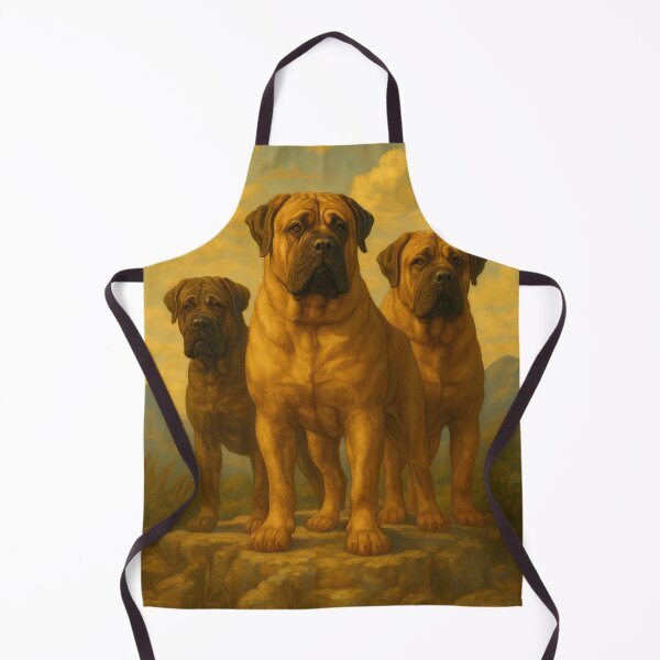 Item preview, Three Mastiffs in Golden Light designed and sold by VandVArt.