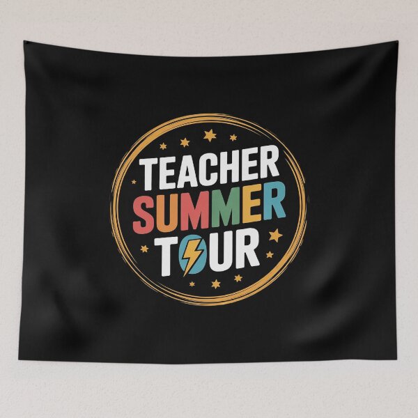 Item preview, Teacher Summer Tour Last Day of School for Teacher  designed and sold by lilLilaBatArt.
