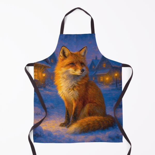 Item preview, Fox of the Quiet Snow Village designed and sold by alw951.