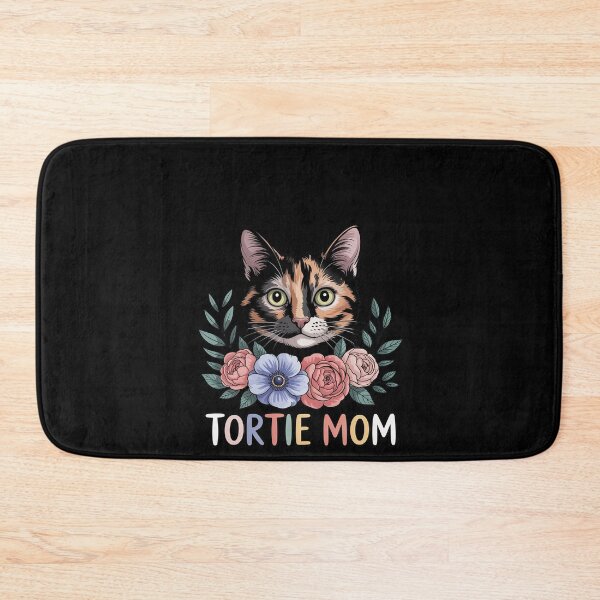 Item preview, Tortie Cat Mom Flowers Tortoiseshell Cat Owner Tortie Girl designed and sold by RustsyMin.